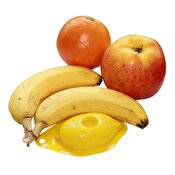 Bananflugefälla bland frukt