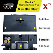 Multi X multifångst elektrisk musfälla översikt