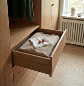 Rödceder kulor låda garderob