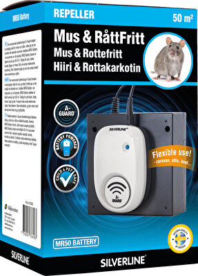 Silverline® Mus & Råttfritt™ MR50 Battery användning