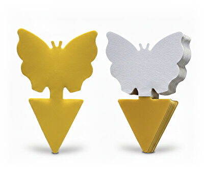 Gul klisterfälla växter blomfluga