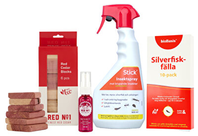 Paket silverfisk temp